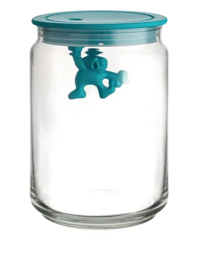 Alessi Figure Jars (set Of Three) In Green