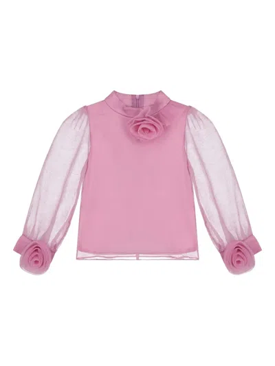 Mama Luma Floral Skirt Set In Pink