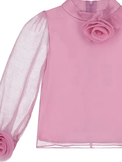 Mama Luma Floral Skirt Set In Pink