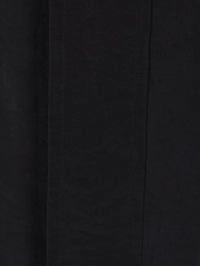 Yohji Yamamoto Hooded Zip Coat In Black