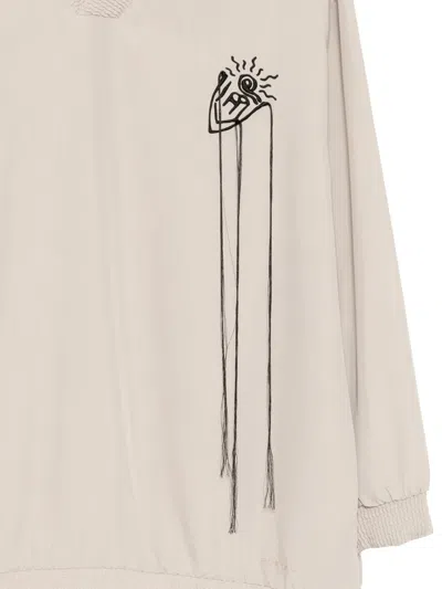 Ports V Graphic Printed Sweatshirt In Brown