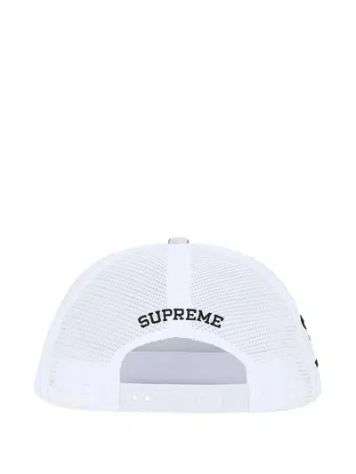 Supreme Tree-print Trucker Cap In White