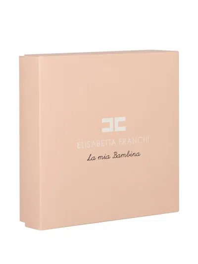 Elisabetta Franchi Stripe-pattern Headband In Pink