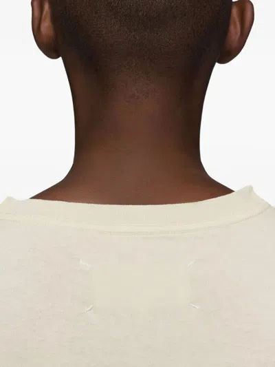 Maison Margiela Numeric Cotton T Shirt Graphic Print In Neutral