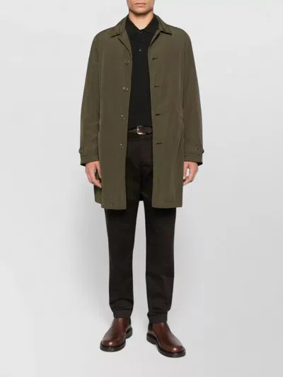 Paul Smith Fine Knit Long Sleeve Polo Sweater In Black