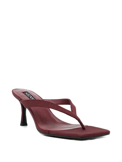 Senso 75mm Elvie Sandals In Burgundy