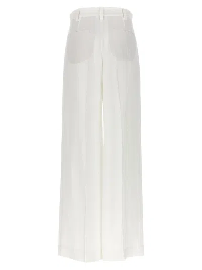 Brunello Cucinelli Palazzo Pants White In White
