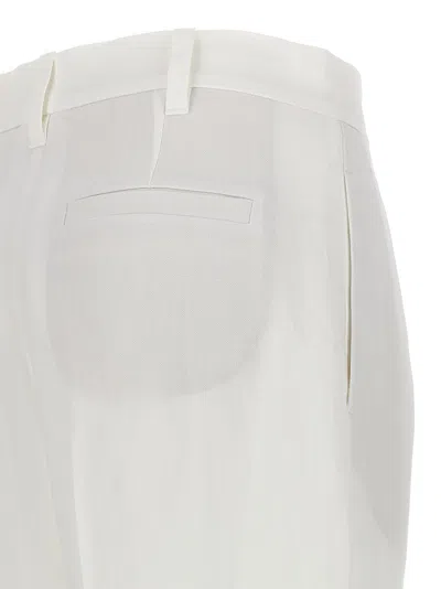 Brunello Cucinelli Palazzo Pants White In White