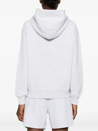 Sporty And Rich California Emblem Zip-up Hoodie In Gray