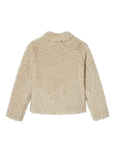 B+ab Collar Buttoned Jacket In White