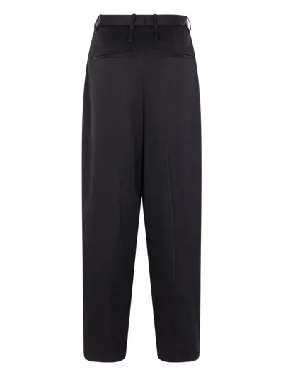 Jil Sander Belt-loops Trousers In Black