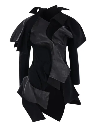 Yohji Yamamoto Layered Jacket In Black