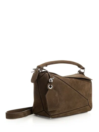 Loewe Puzzle Small Bag Handbags Brown In Brown