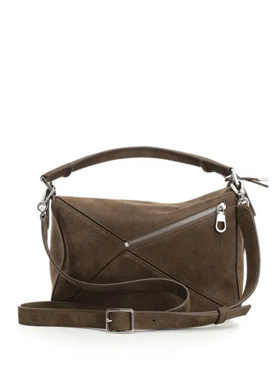 Loewe Puzzle Small Bag Handbags Brown In Brown