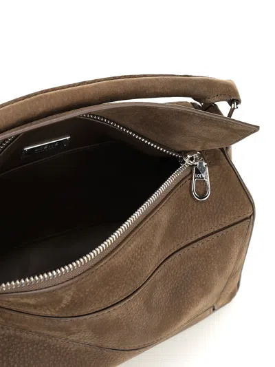 Loewe Puzzle Small Bag Handbags Brown In Brown