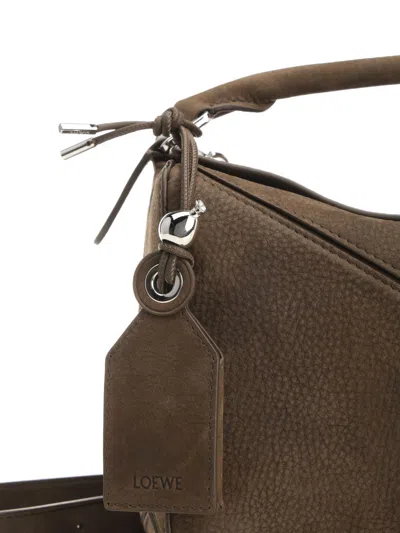 Loewe Puzzle Small Bag Handbags Brown In Brown