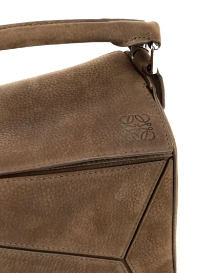 Loewe Puzzle Small Bag Handbags Brown In Brown