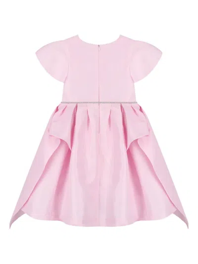 Mama Luma Embellished Satin Dress In Pink
