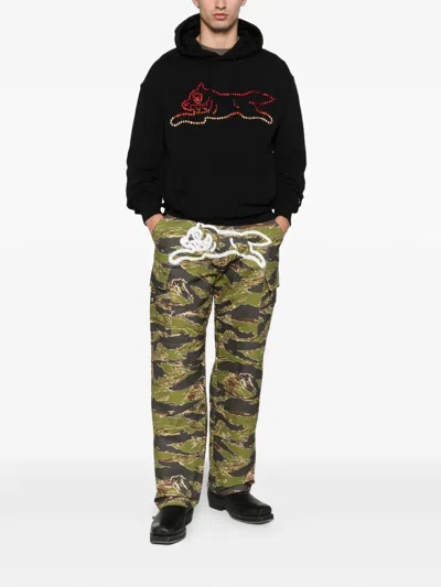 Icecream Graphic-embellished Hoodie In Black