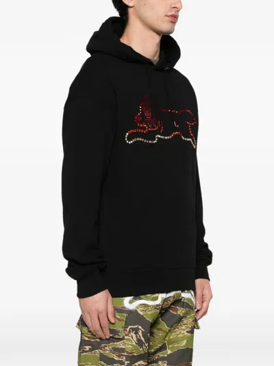 Icecream Graphic-embellished Hoodie In Black