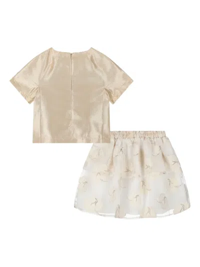 Mama Luma Roses Skirt Set In Neutral