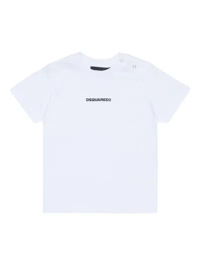Dsquared2 Logo-print Cotton T-shirt In White