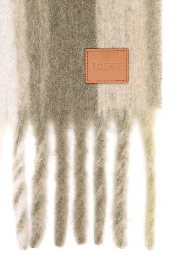Loewe Scarf Scarves And Foulards Brown In Green
