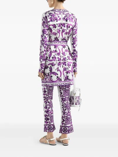 Dolce & Gabbana Short Printed Dress In Multi