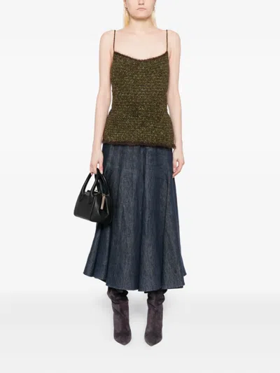 Pre-owned Chanel 1998 Camisole In Green