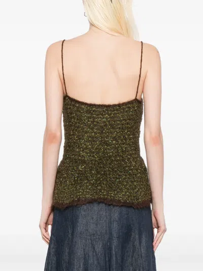 Pre-owned Chanel 1998 Camisole In Green