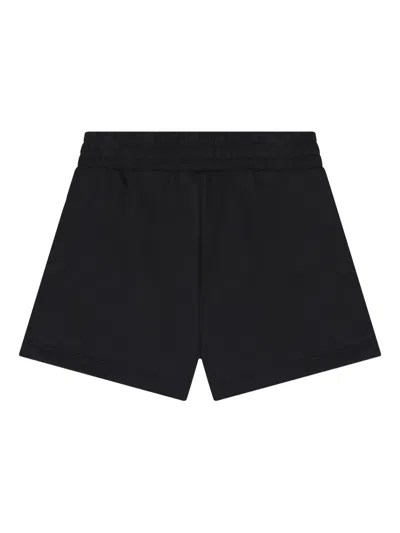 Elisabetta Franchi Floral-embroidery Casual Shorts In Black