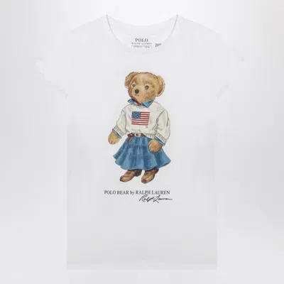 Polo Ralph Lauren Bear-print T-shirt In White