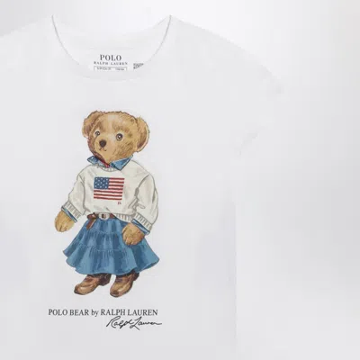 Polo Ralph Lauren Bear-print T-shirt In White