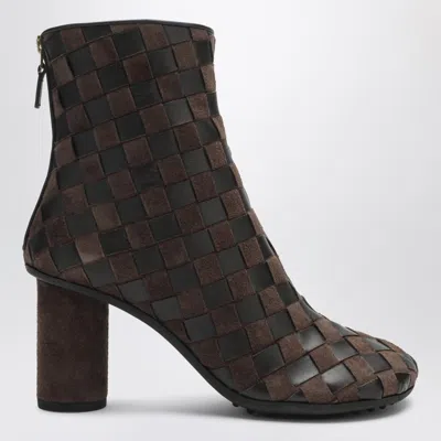 Bottega Veneta Atomic Ankle Boots In Fondant Colour In Brown