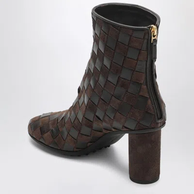 Bottega Veneta Atomic Ankle Boots In Fondant Colour In Brown