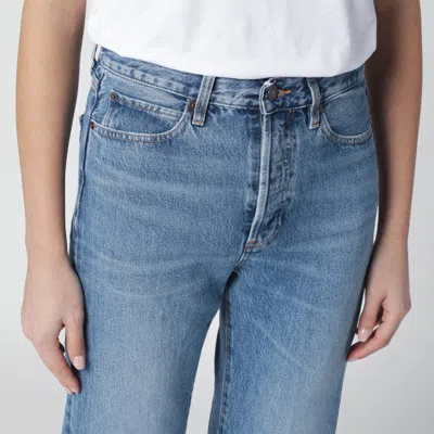 Frame Light Blue Washed Jeans In Blue