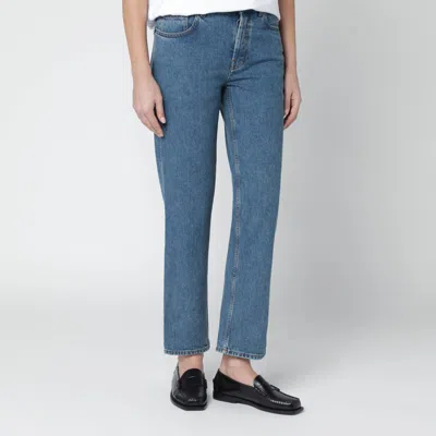 Burberry Medium-blue Regular-fit Jeans In Blue