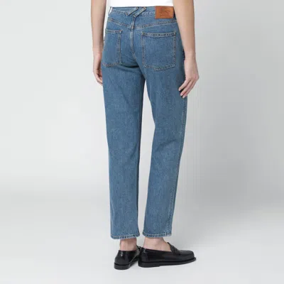 Burberry Medium-blue Regular-fit Jeans In Blue