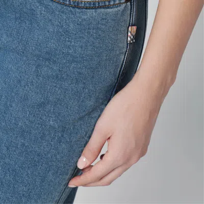 Burberry Medium-blue Regular-fit Jeans In Blue