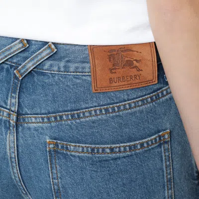 Burberry Medium-blue Regular-fit Jeans In Blue
