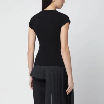 Loewe Black Small-fit Cotton-blend T-shirt In Black