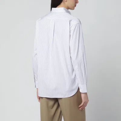 Polo Ralph Lauren White Striped Relaxed-fit Shirt In Multi