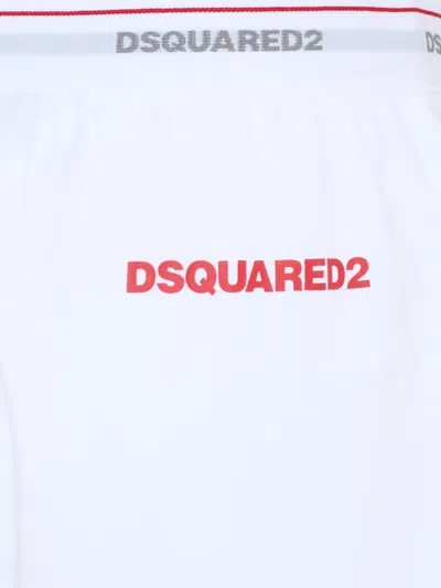 Dsquared2 Logo-detailed Pajamas In White