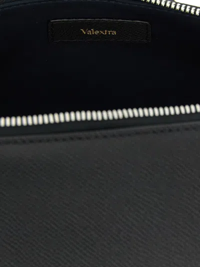 Valextra V-line Crossbody Bags Black