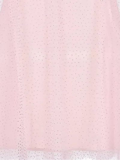 Mama Luma Chiffon Embellished Capedress In Pink