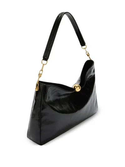Furla Sfera Soft Shoulder Bag In Black