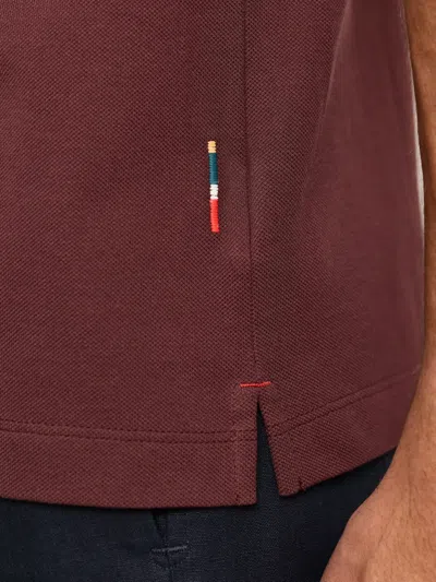 Orlebar Brown Bruno Short-sleeve Polo Shirt In Red