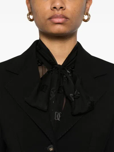 Dolce & Gabbana Wool Blazer In Black