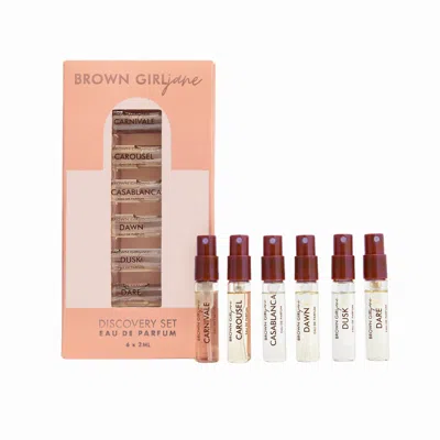 Brown Girl Jane Fragrance Sampler Set In Transparent