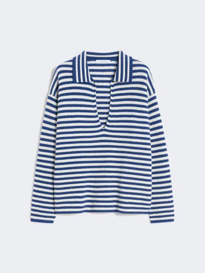 Max Mara Ribbed Cashmere Jumper In Multi